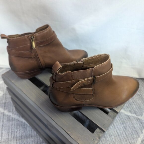 Sam Edelman 'Pacific' Wraparound Strap Bootie (Nordstrom Exclusive) Whiskey 9M - Picture 6 of 11